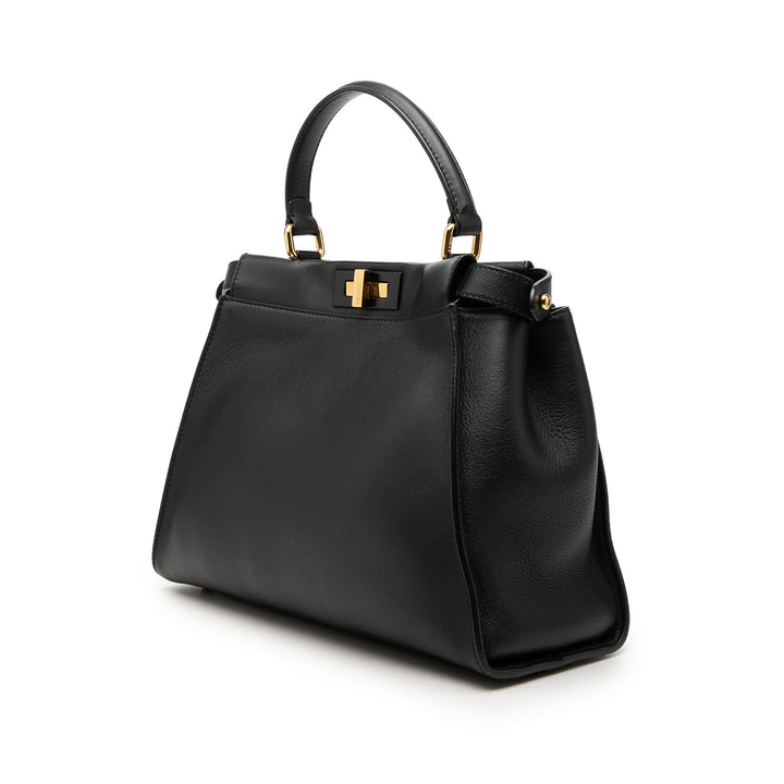 Fendi Medium Cuir Selleria Peekaboo Iconic Sac