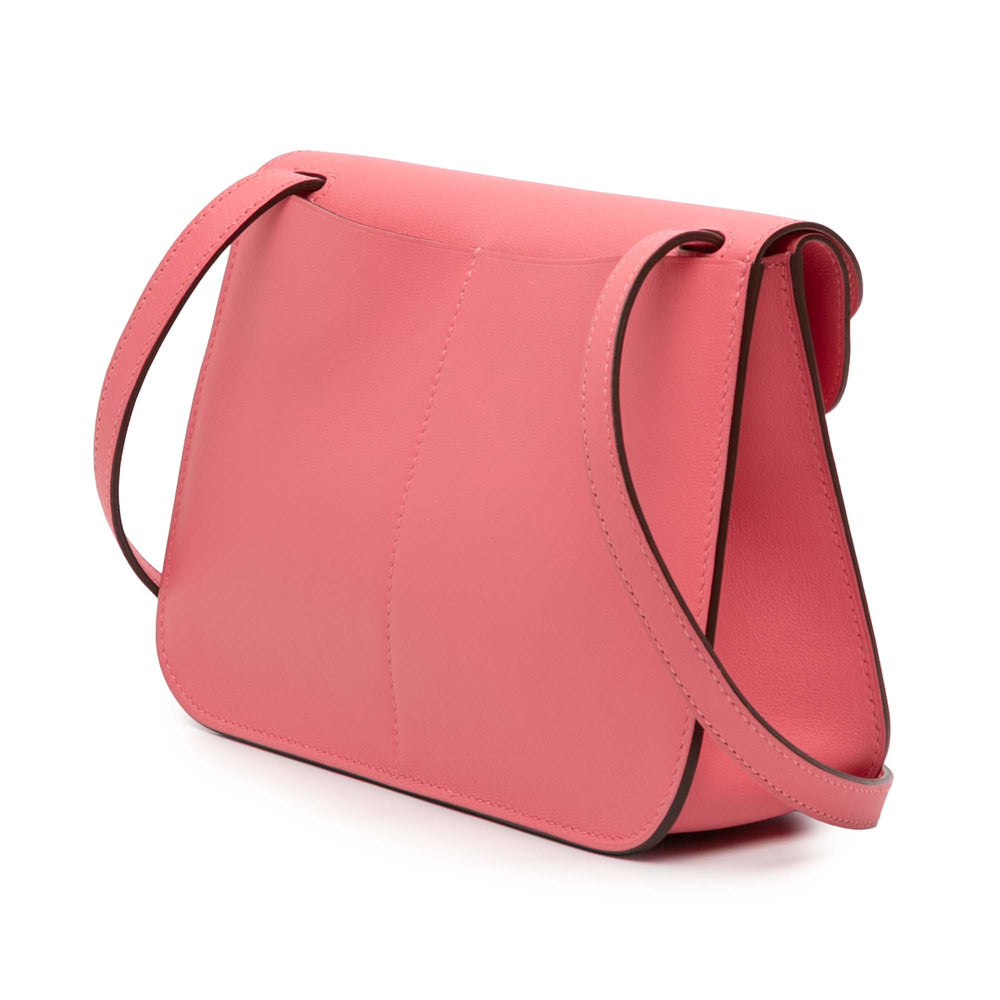 Hermès Sac à main Halzan 22 Swift Mini Rose – vue 2 – GABY PARIS