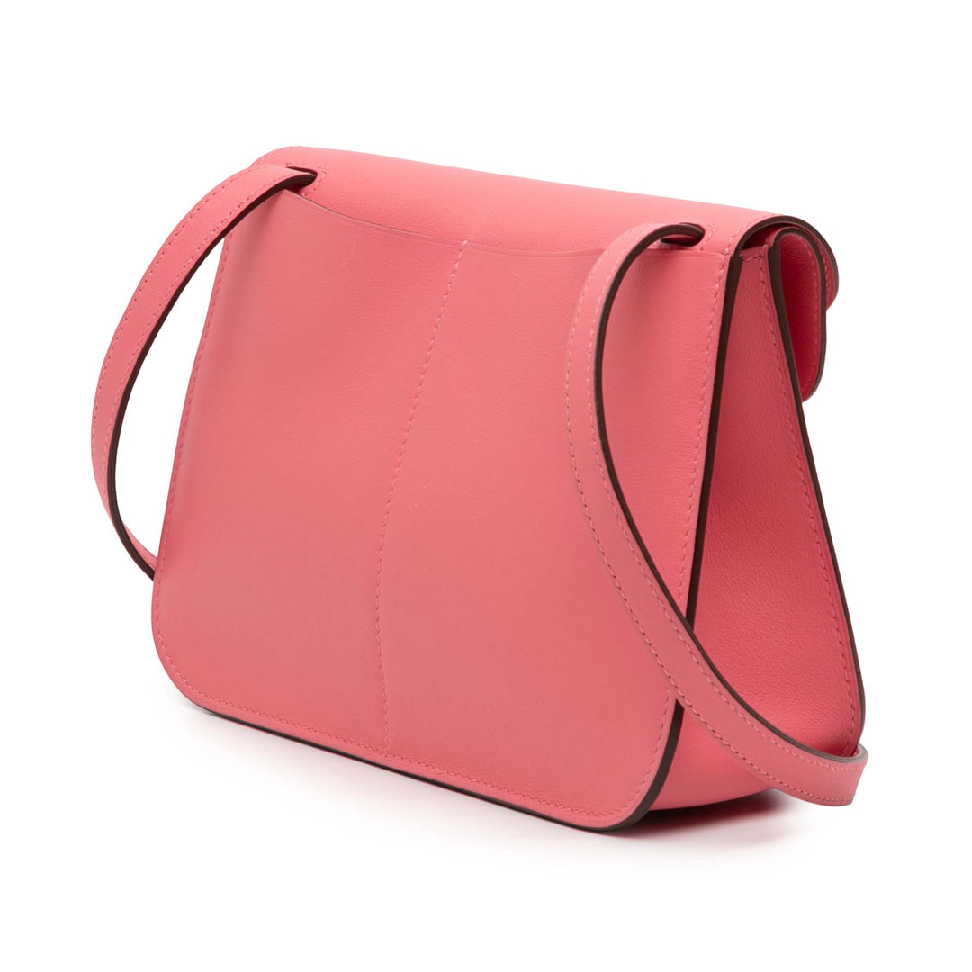 Hermès Sac à main Halzan 22 Swift Mini Rose – vue 2 – GABY PARIS