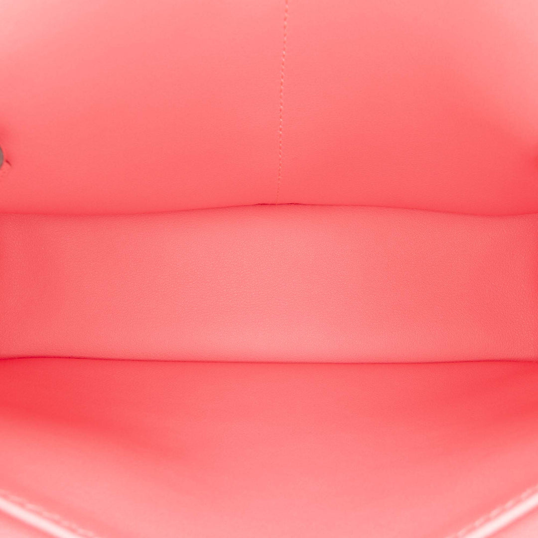 Hermès Sac à main Halzan 22 Swift Mini Rose – vue 4 – GABY PARIS