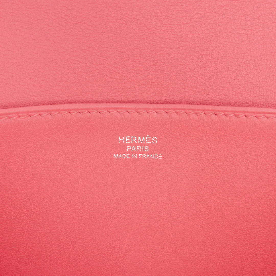 Hermès Sac à main Halzan 22 Swift Mini Rose – vue 5 – GABY PARIS