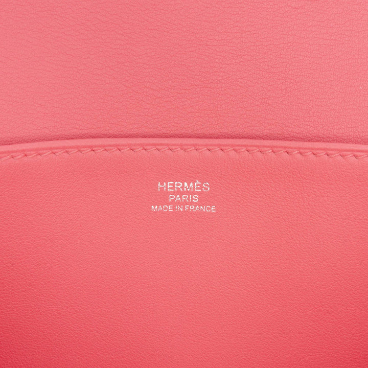 Hermès Sac à main Halzan 22 Swift Mini Rose – vue 5 – GABY PARIS