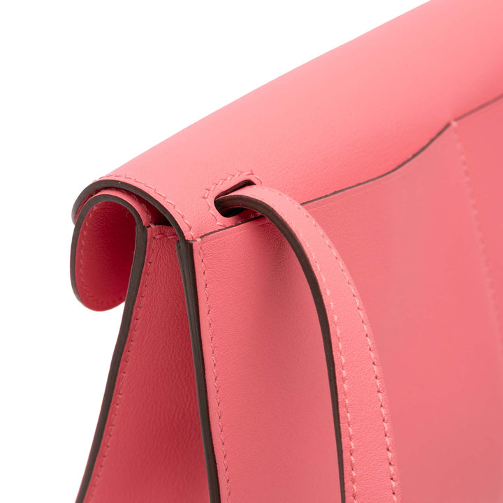 Hermès Sac à main Halzan 22 Swift Mini Rose – vue 9 – GABY PARIS