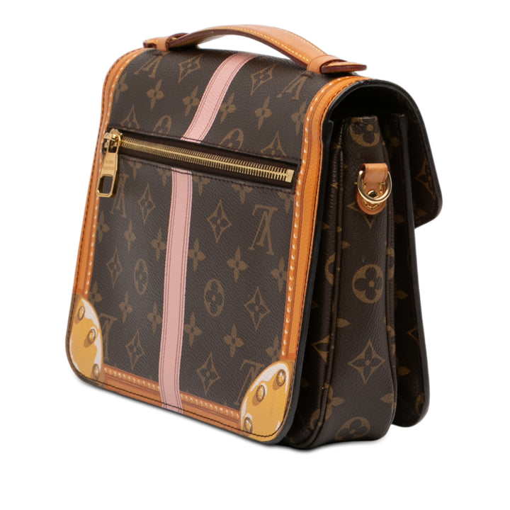 Louis Vuitton Summer Trunks Pochette Métis Monogram Marron – vue 2 – GABY PARIS