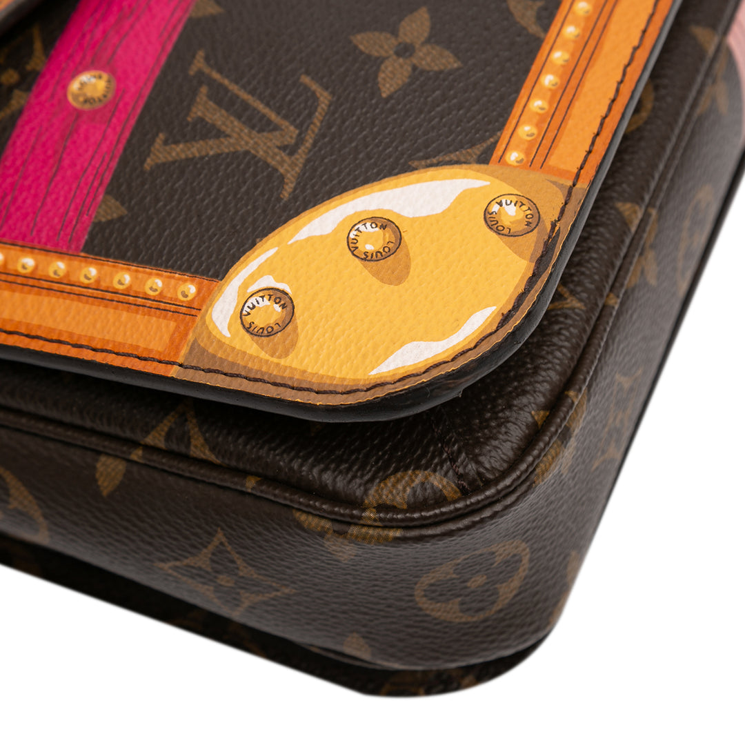 Louis Vuitton Summer Trunks Pochette Métis Monogram Marron – vue 8 – GABY PARIS