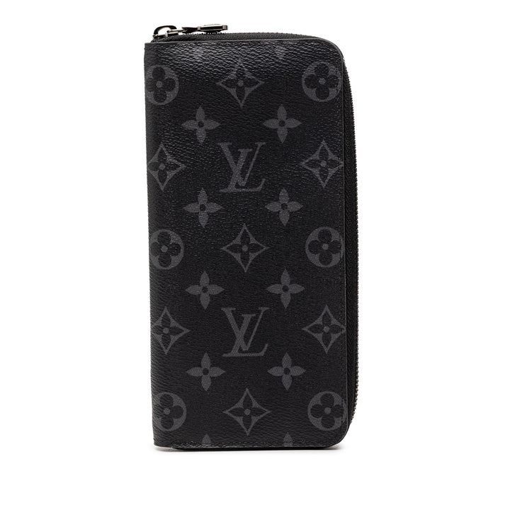 Louis Vuitton Monogram Eclipse Vertical Zippy Portefeuille