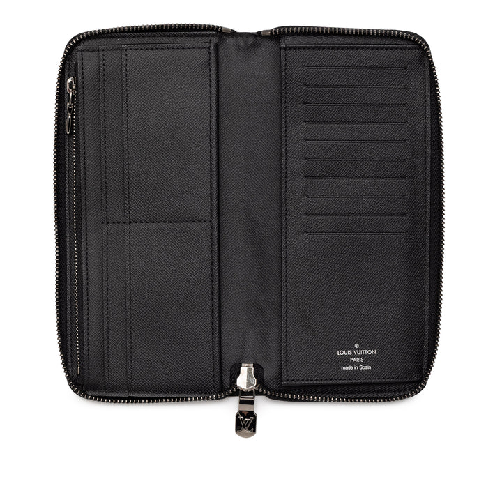 Louis Vuitton Monogram Eclipse Vertical Zippy Portefeuille