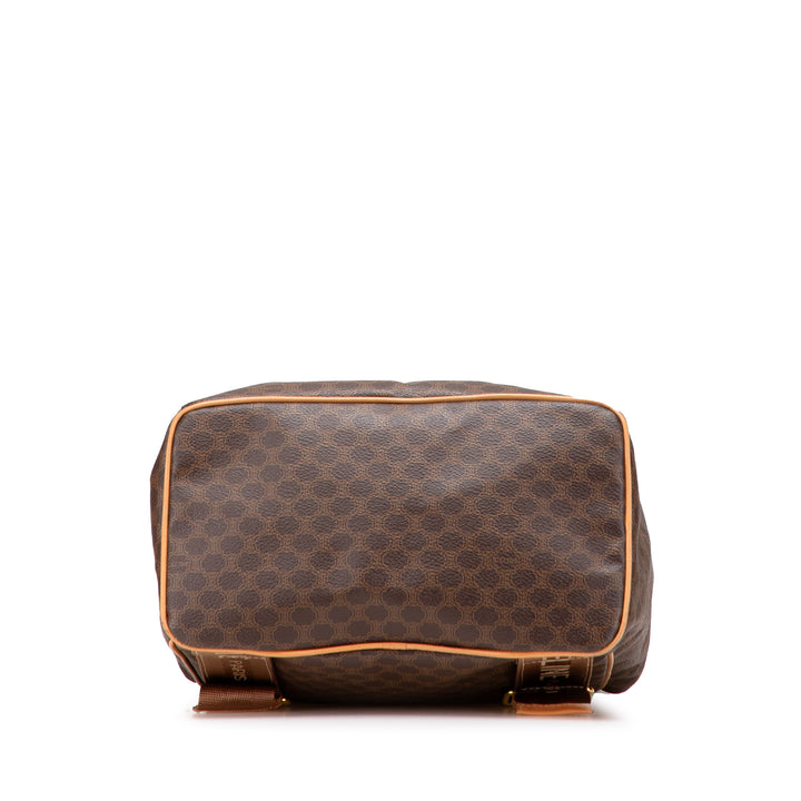 Macadam Coated Canvas Backpack Brown - Gaby Paris