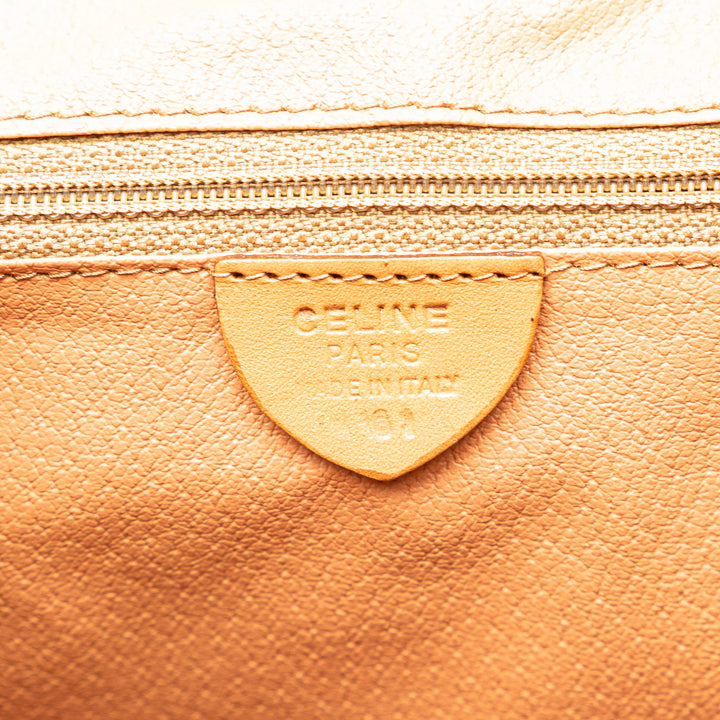 Macadam Coated Canvas Backpack Brown - Gaby Paris