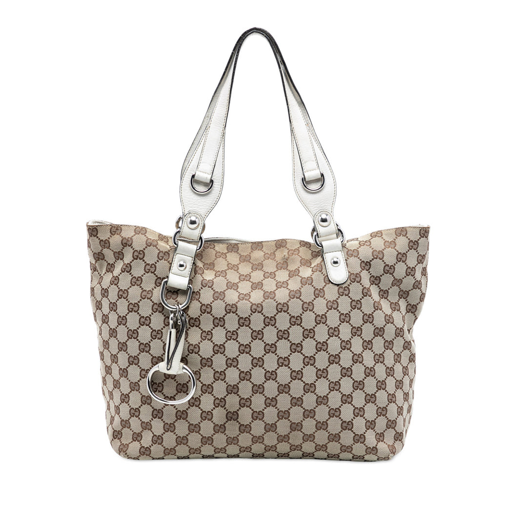 Gucci Medium GG Toile Icon Bit Cabas