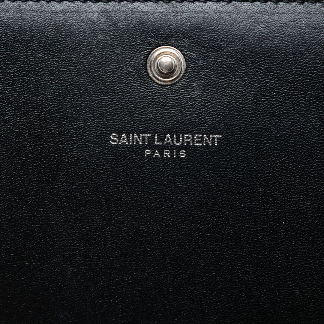 Saint Laurent Cuir de veau Monogram Star Kate Wallet on Chain