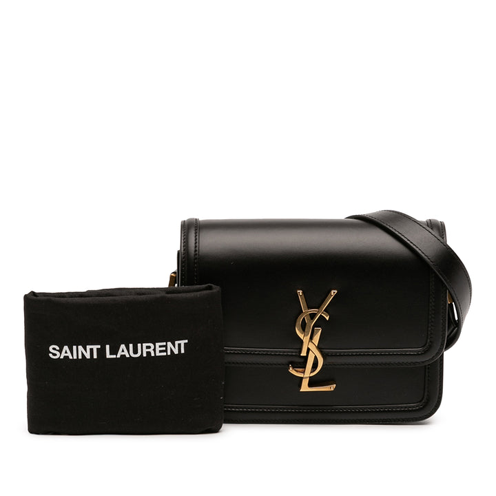 Saint Laurent Small Cuir de veau Solferino Sac In Boîte