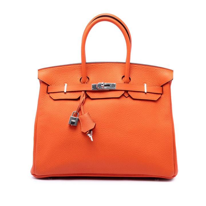 Hermès Birkin Retourne 35 Clémence Orange
