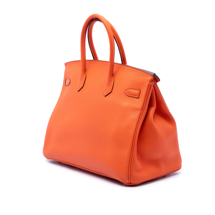 Hermès Birkin Retourne 35 Clémence Orange