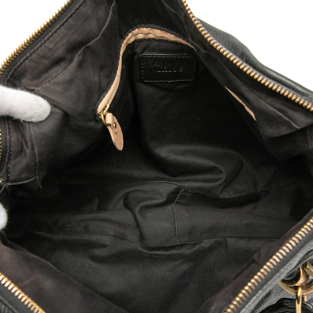 Chloé Large Pebbled Cuir Paraty Sac