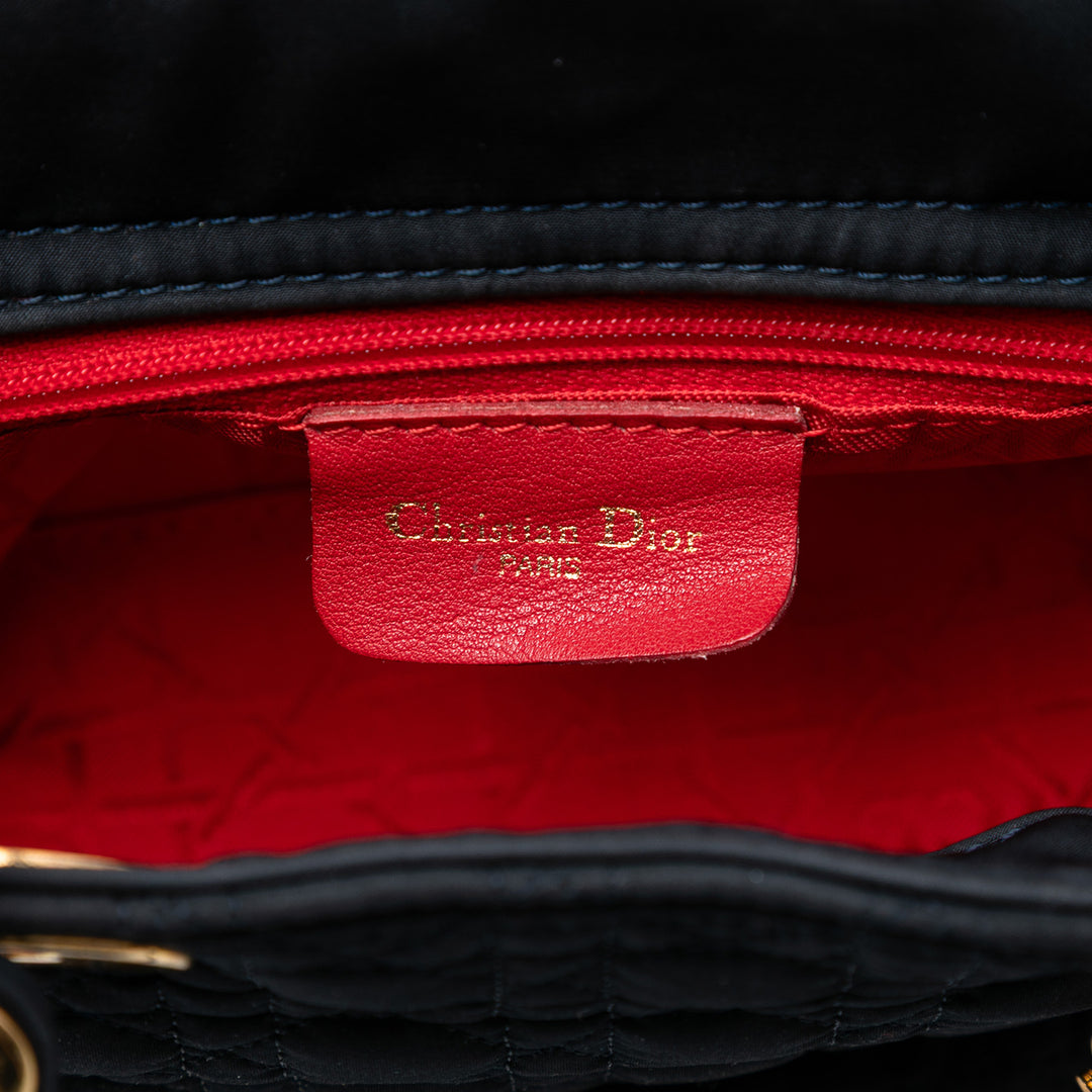 Dior Mini Nylon Cannage Lady Dior