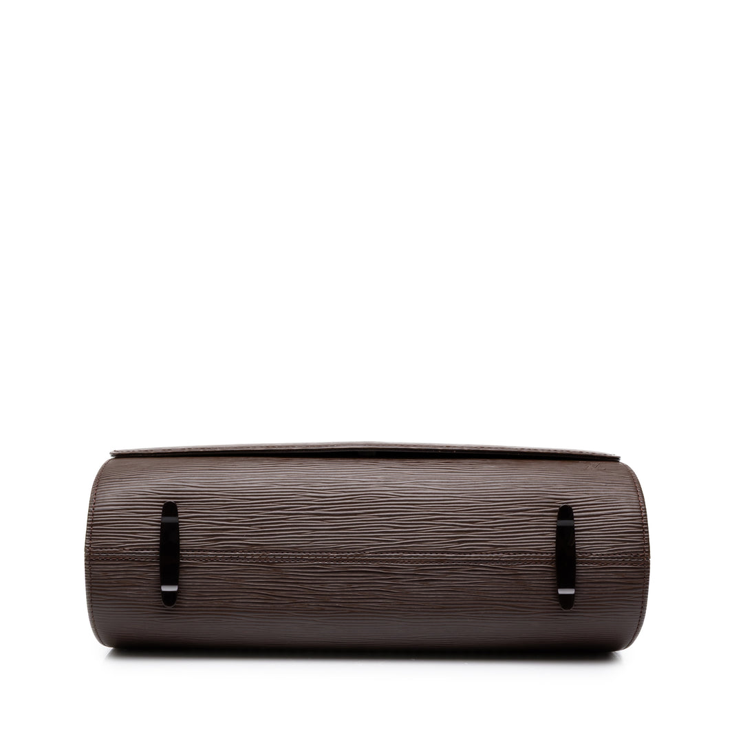 Louis Vuitton Sac porté épaule Nocturne Épi GM Marron – vue 3 – GABY PARIS