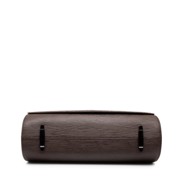 Louis Vuitton Sac porté épaule Nocturne Épi GM Marron – vue 3 – GABY PARIS