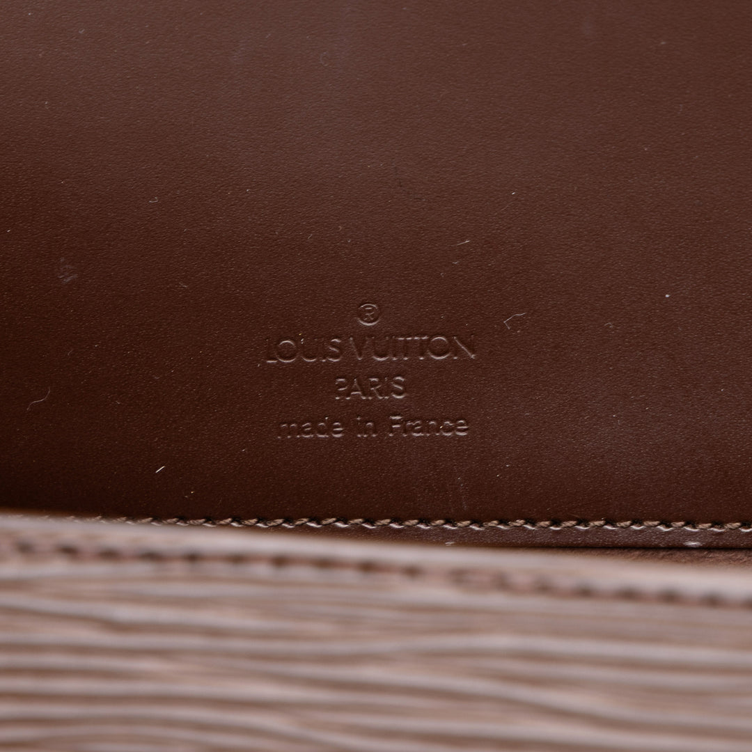 Louis Vuitton Sac porté épaule Nocturne Épi GM Marron – vue 5 – GABY PARIS