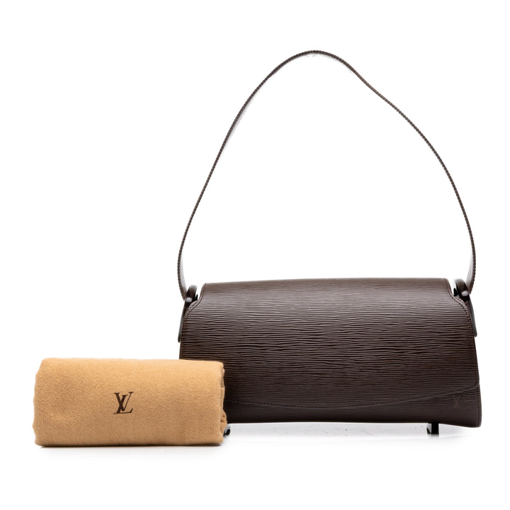 Louis Vuitton Sac porté épaule Nocturne Épi GM Marron – vue 7 – GABY PARIS