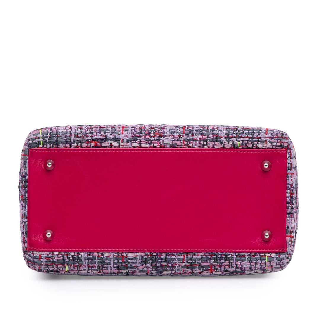 Medium Tweed Lady Dior Pink - Gaby Paris