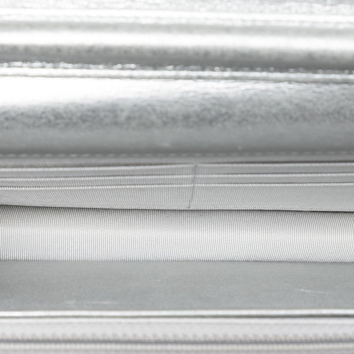 Chanel CC Chevron Metallic Cuir d’agneau Wallet on Chain