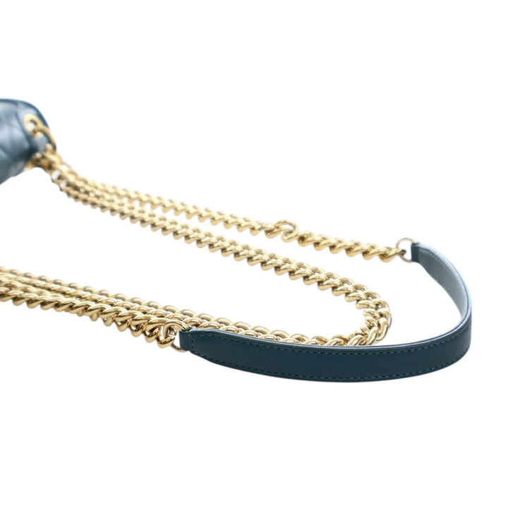 Chanel Mini Matelassé Cuir de veau Underline à rabat