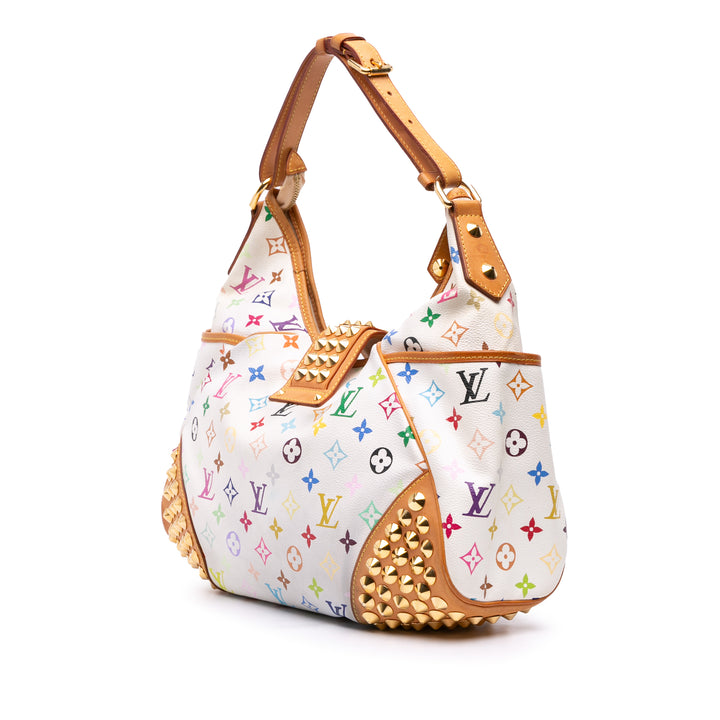 Louis Vuitton Monogram Multicolore Chrissie MM Blanc