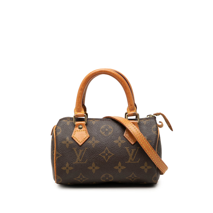 Speedy Bandouliere Nano Monogram Marron