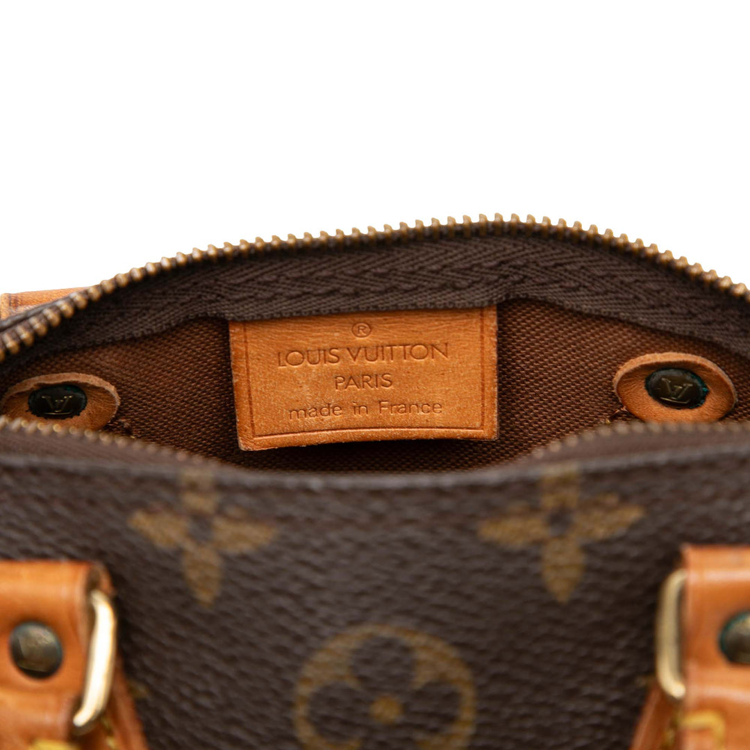 Speedy Bandouliere Nano Monogram Marron