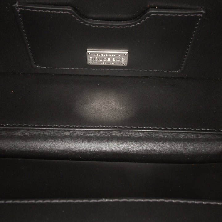 Dolce & Gabbana Strass Orné Jacquard Dolce Sac boîte Noir – vue 4 – GABY PARIS