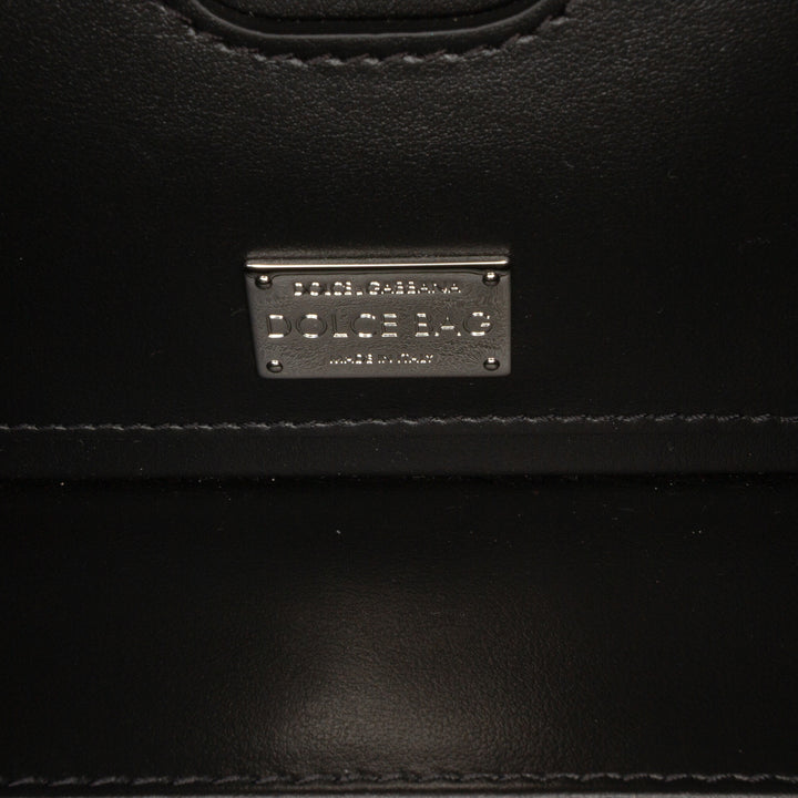 Dolce & Gabbana Strass Orné Jacquard Dolce Sac boîte Noir – vue 5 – GABY PARIS