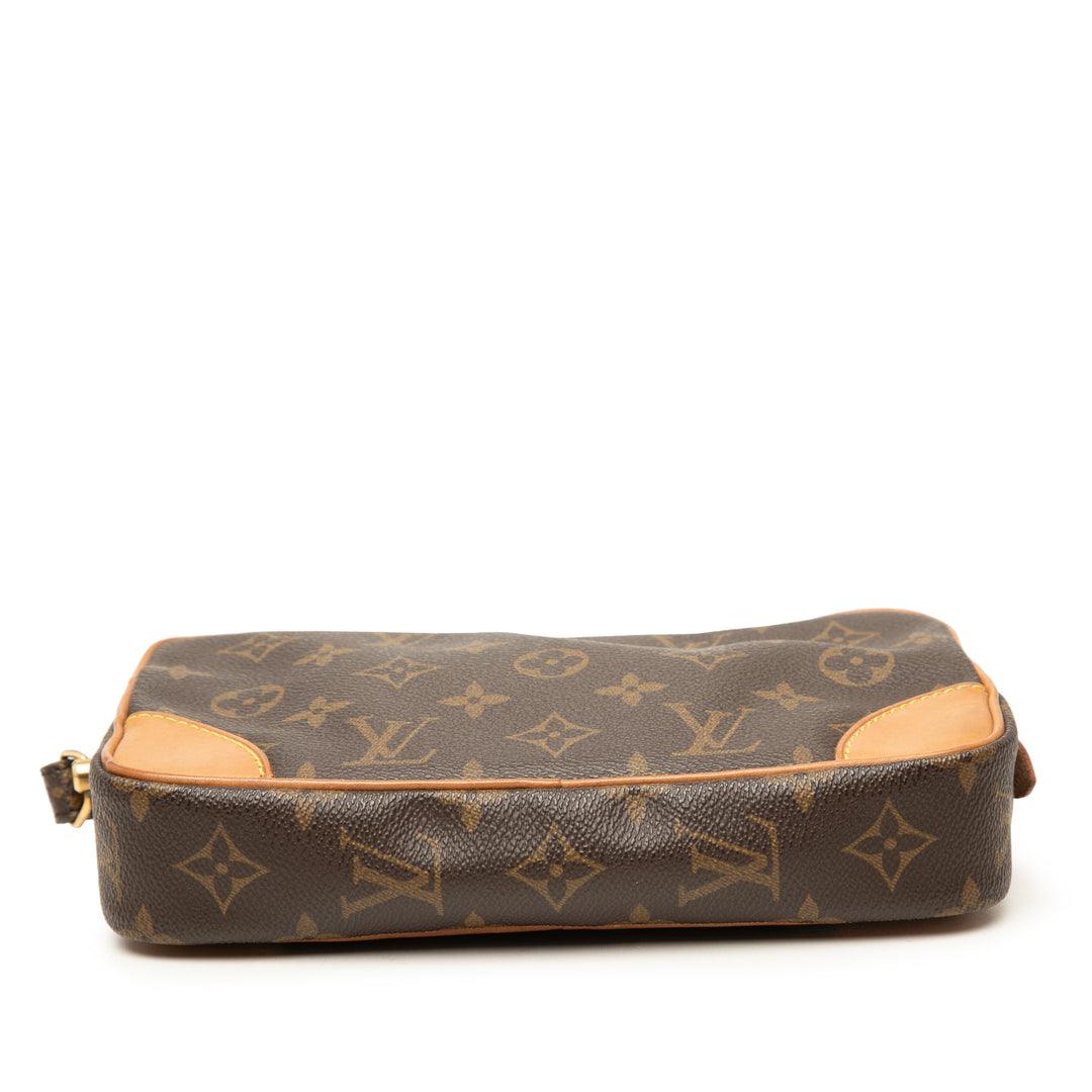 Louis Vuitton Marly Dragonne PM Monogram Marron – vue 3 – GABY PARIS