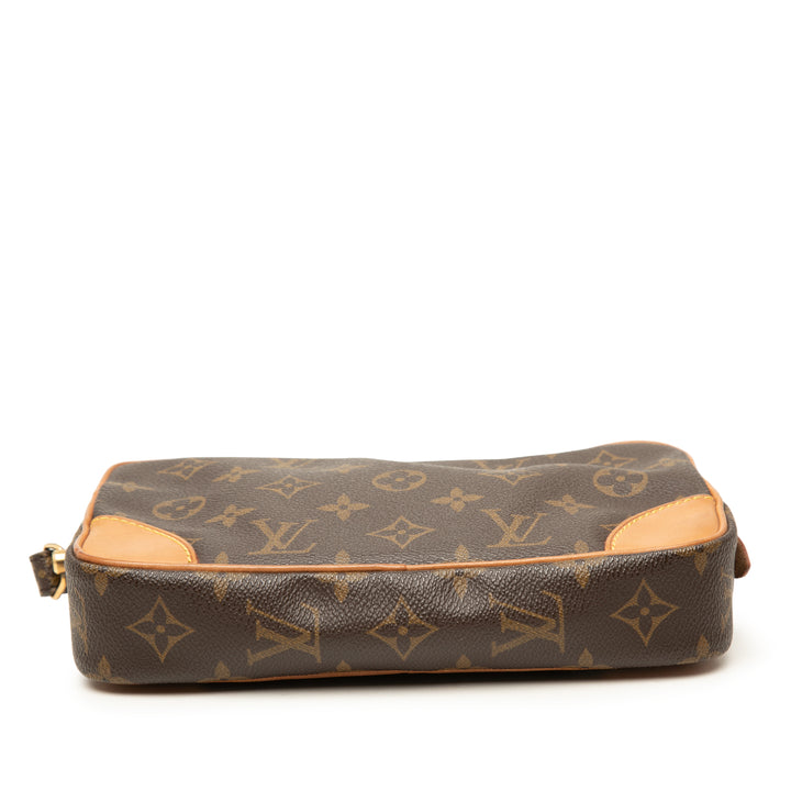 Louis Vuitton Marly Dragonne PM Monogram Marron – vue 3 – GABY PARIS