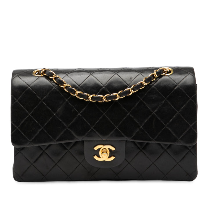 Chanel Medium Classic Cuir d’agneau Double rabat