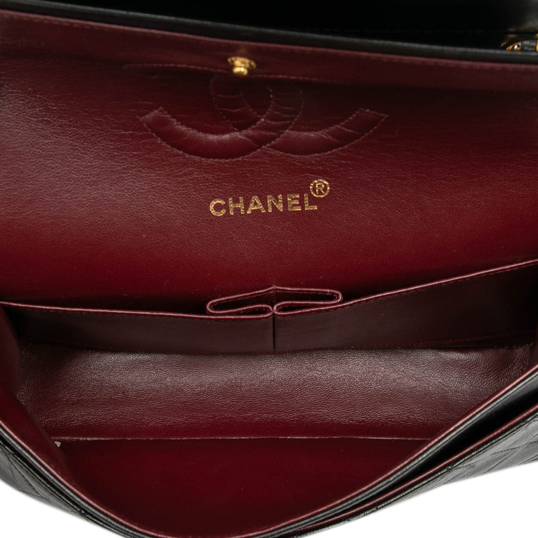 Chanel Medium Classic Cuir d’agneau Double rabat