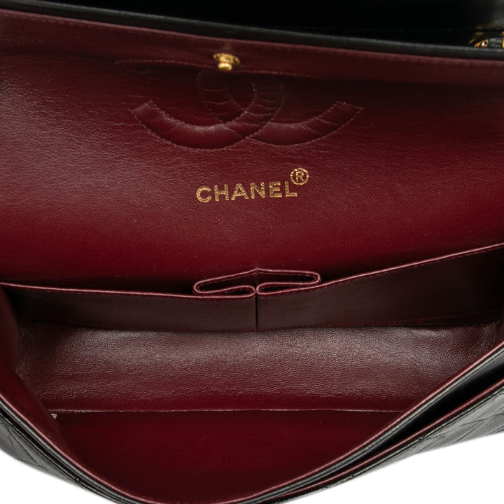 Chanel Medium Classic Cuir d’agneau Double rabat