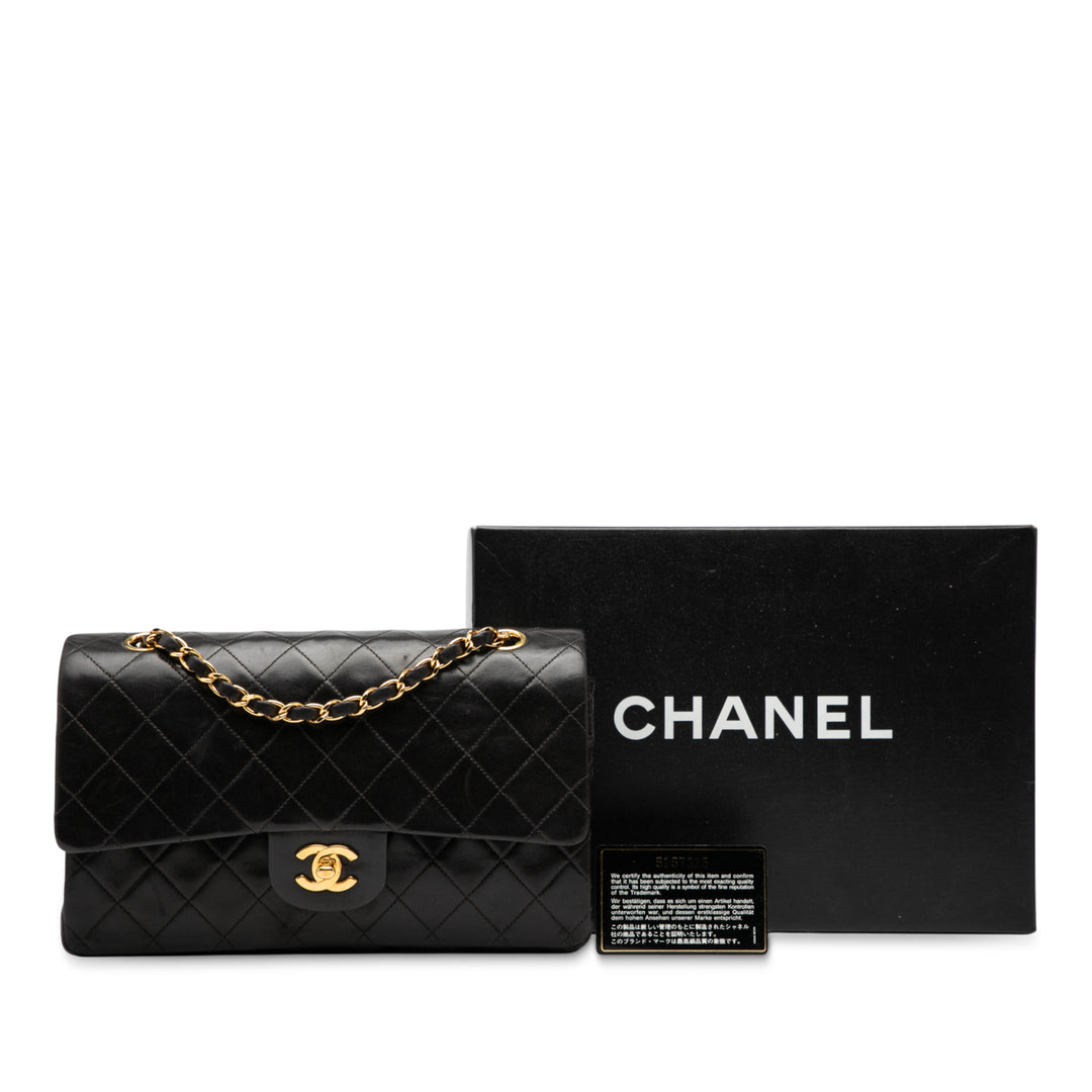 Chanel Medium Classic Cuir d’agneau Double rabat
