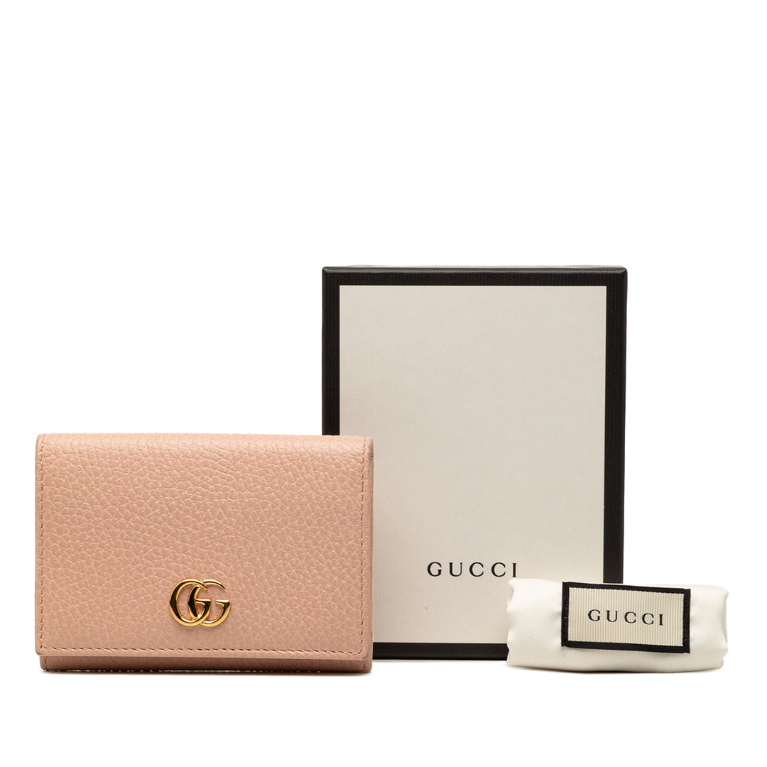 Gucci GG Marmont Cuir de veau Card Étui