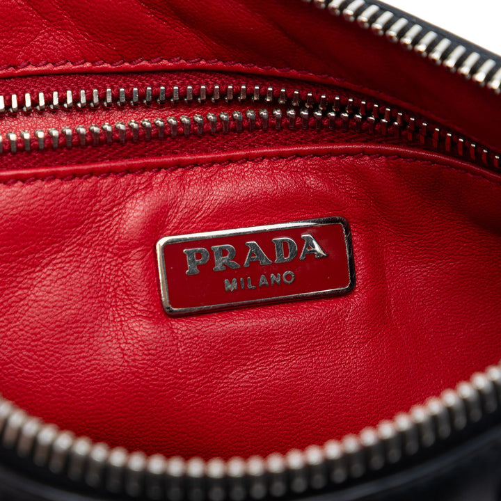 Prada clouté Cuir Pochette