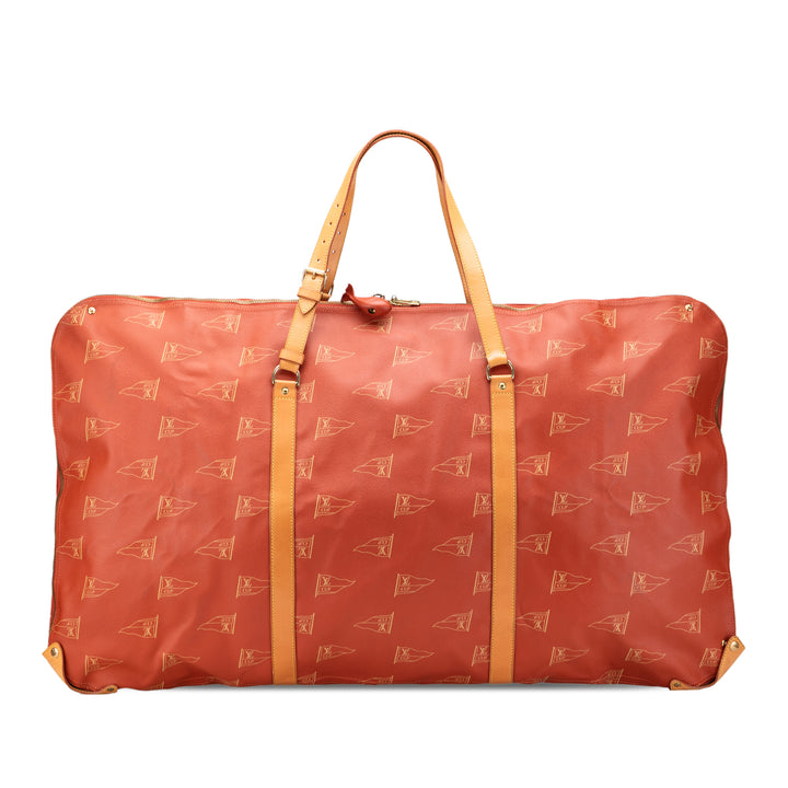 Americas Cup Coated Canvas Kabul Garment Bag Red - Gaby Paris