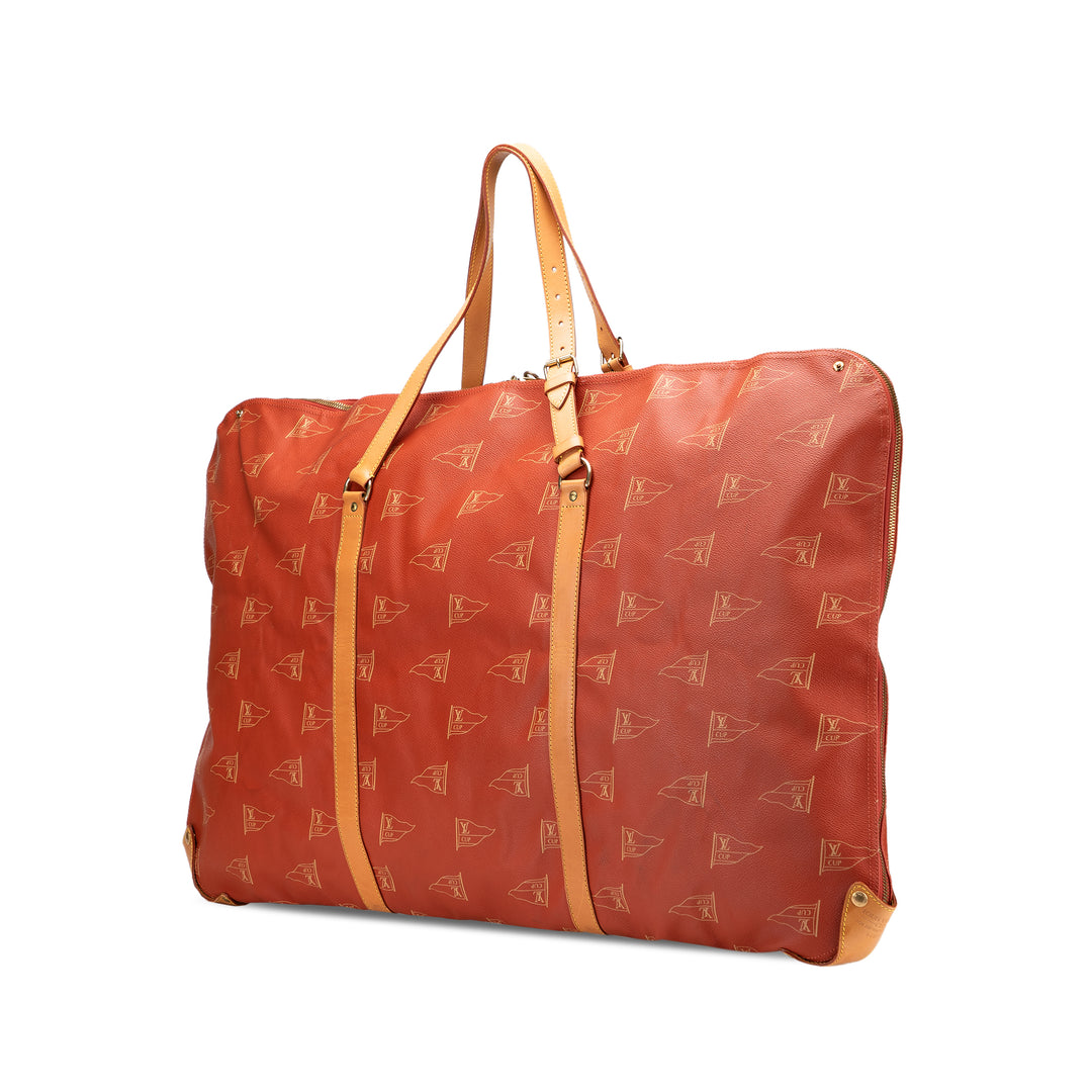 Americas Cup Coated Canvas Kabul Garment Bag Red - Gaby Paris