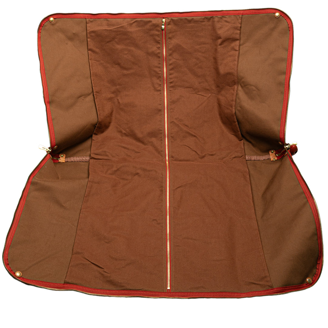 Americas Cup Coated Canvas Kabul Garment Bag Red - Gaby Paris
