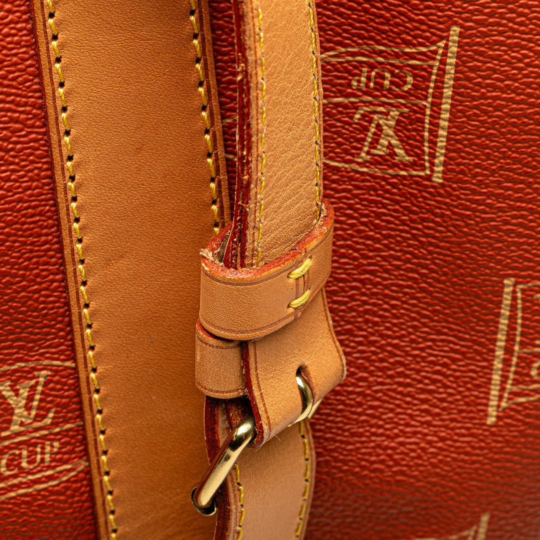 Americas Cup Coated Canvas Kabul Garment Bag Red - Gaby Paris