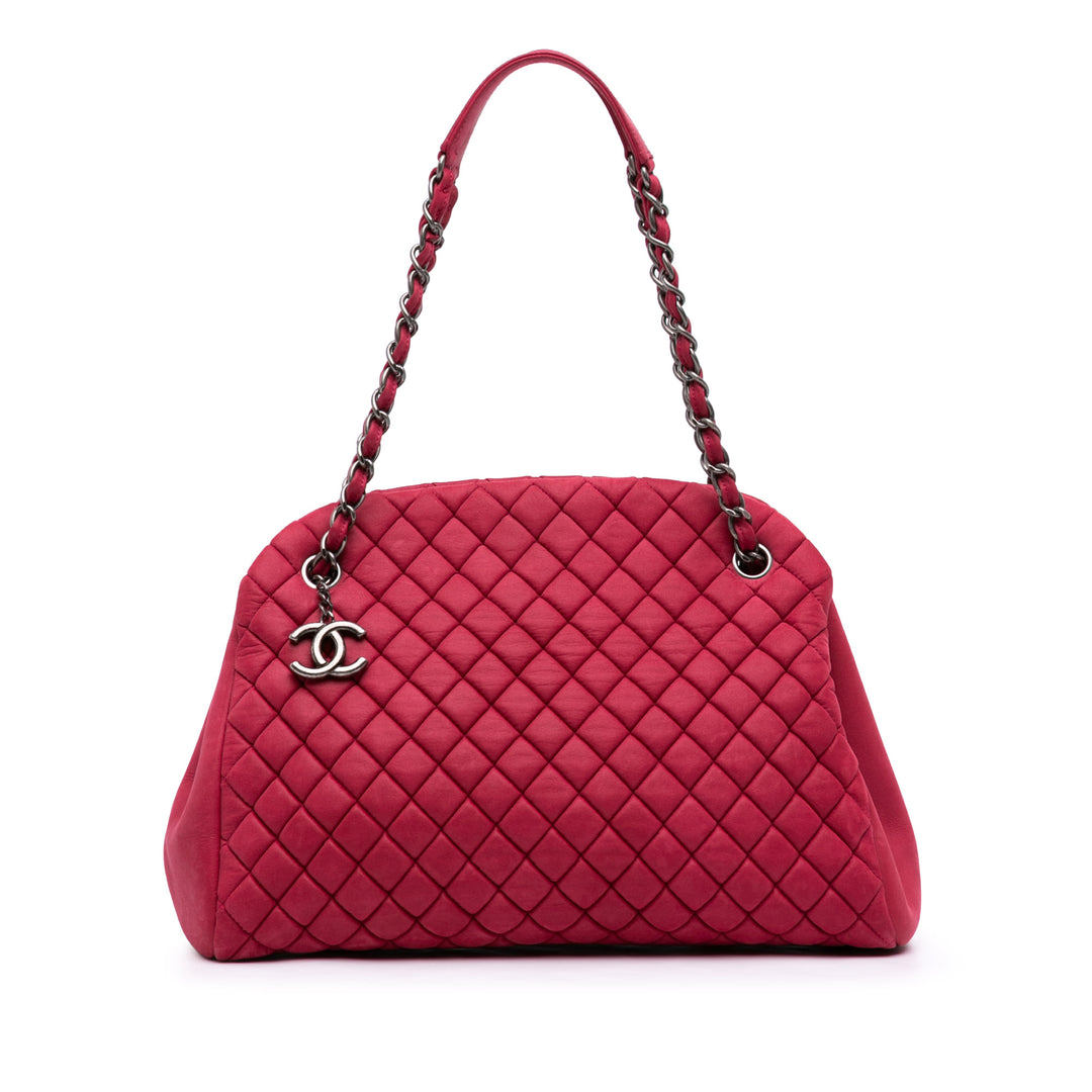Chanel Large Matelassé Cuir d’agneau Just Mademoiselle Bowling Sac