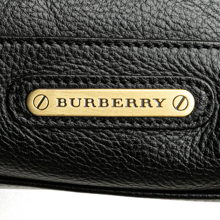 Leather Handbag Black - Gaby Paris