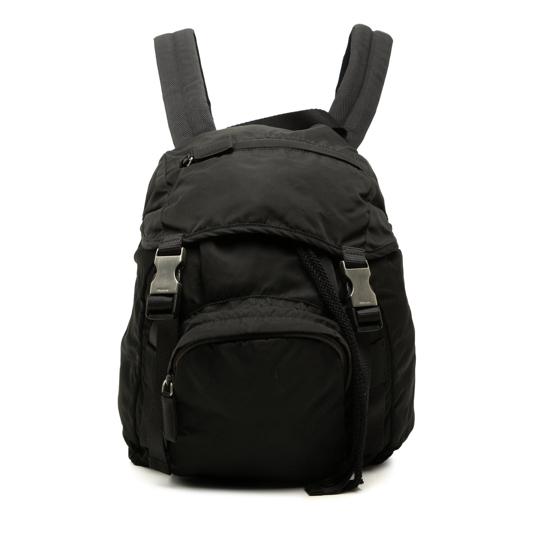 Prada Montagna Sac à dos Tessuto Noir – vue principale – GABY PARIS