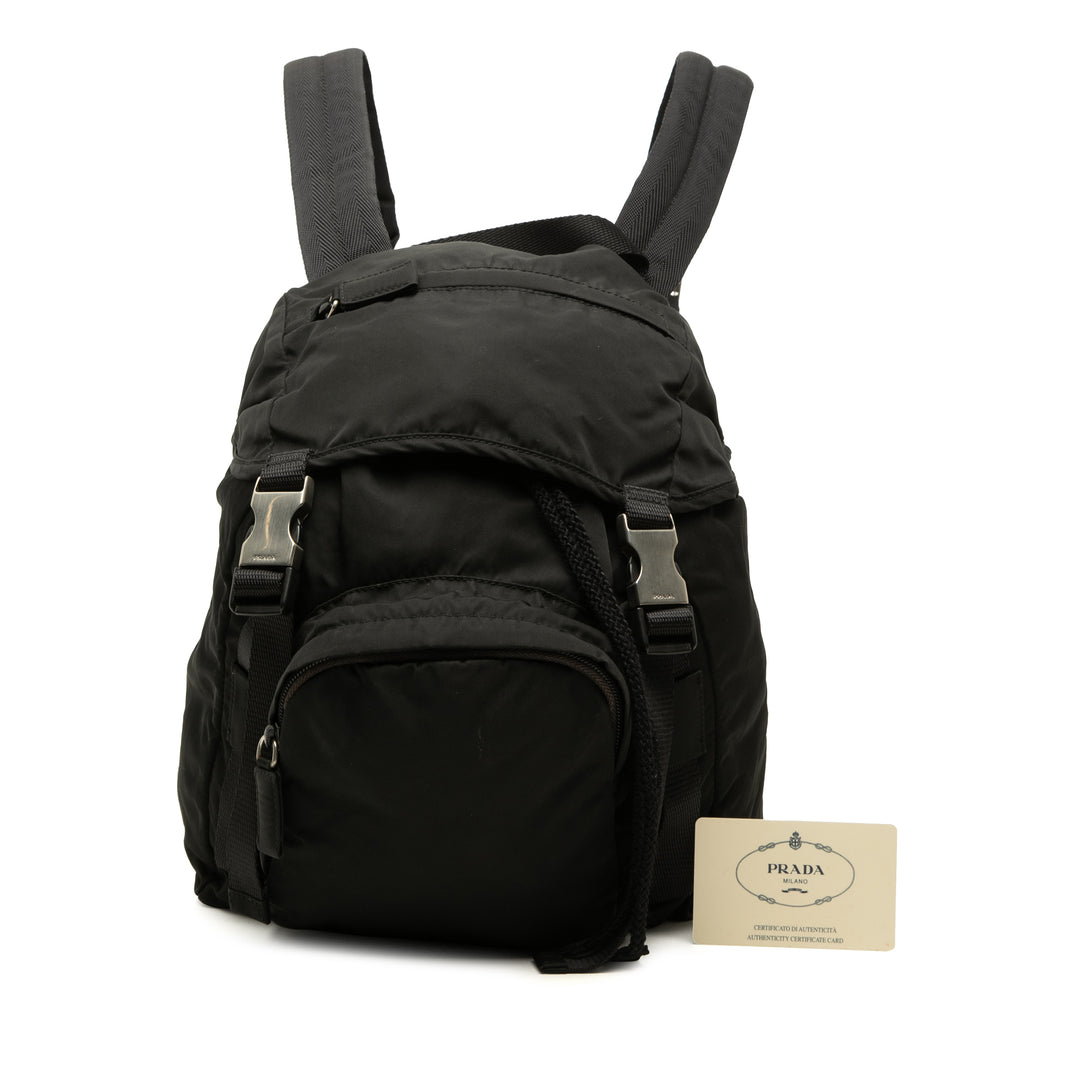 Prada Montagna Sac à dos Tessuto Noir – vue 7 – GABY PARIS