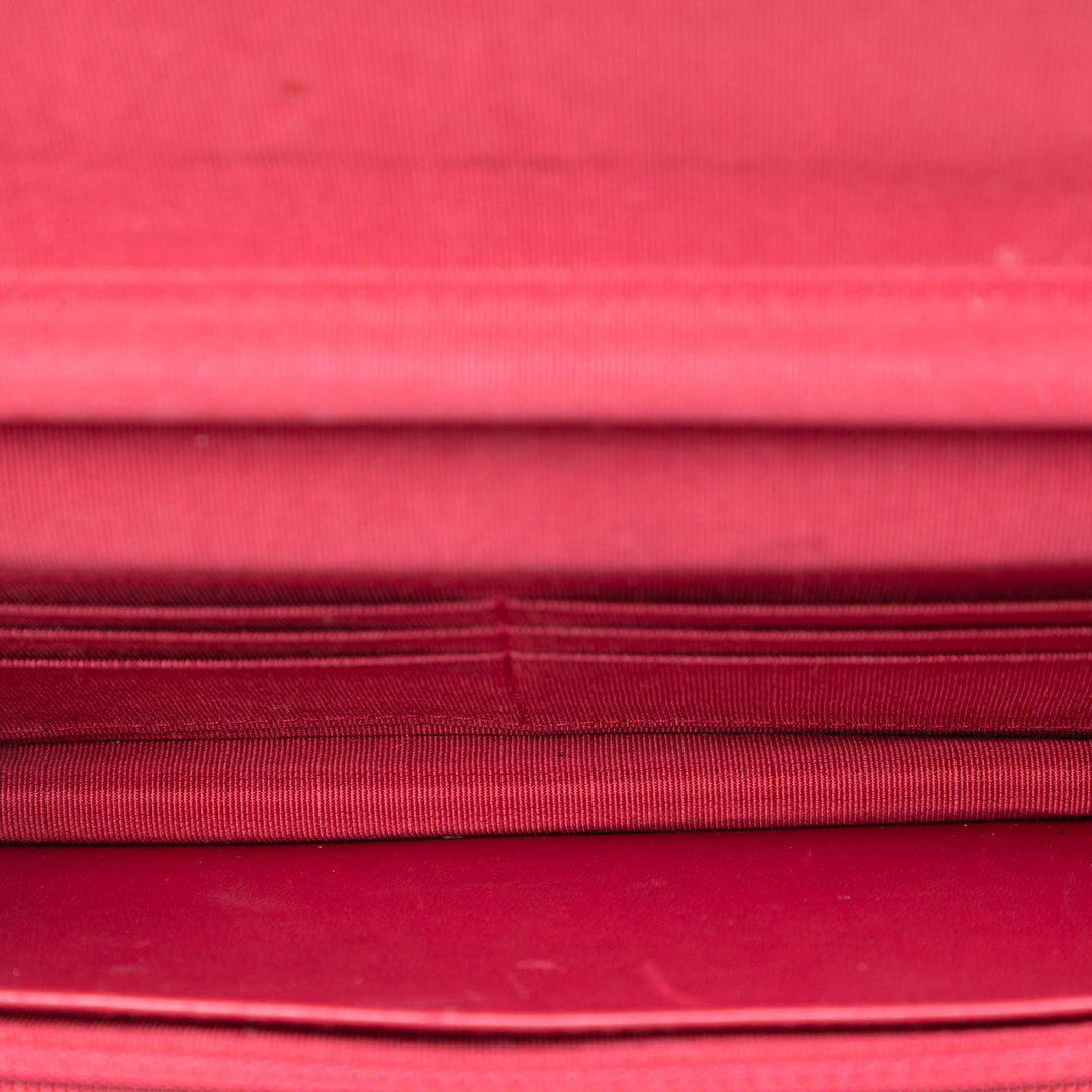 Chanel CC Matelassé Cuir d’agneau Wallet on Chain