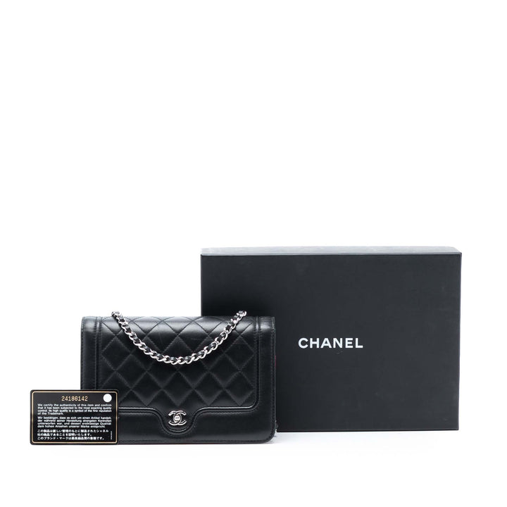 Chanel CC Matelassé Cuir d’agneau Wallet on Chain